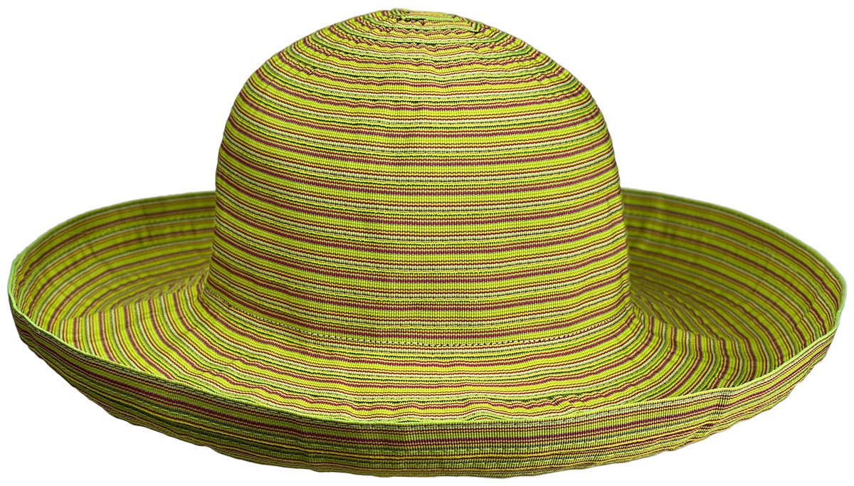 SF Hat: Women's Ribbon Roller: Warm Multi-Color