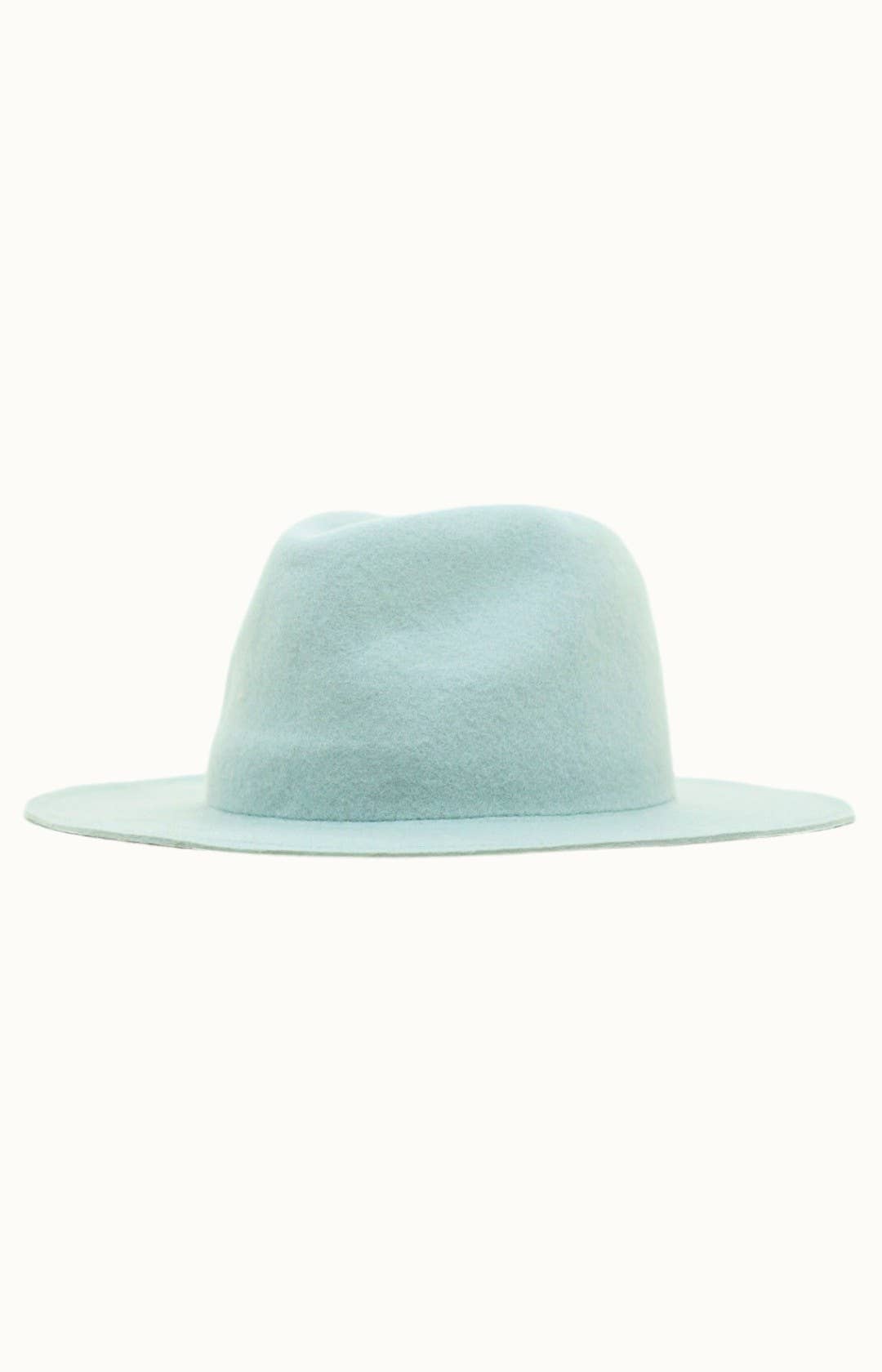 ATLAS - Travel Friendly, Packable 100% Wool Felt Rancher, Adjustable: Pecan