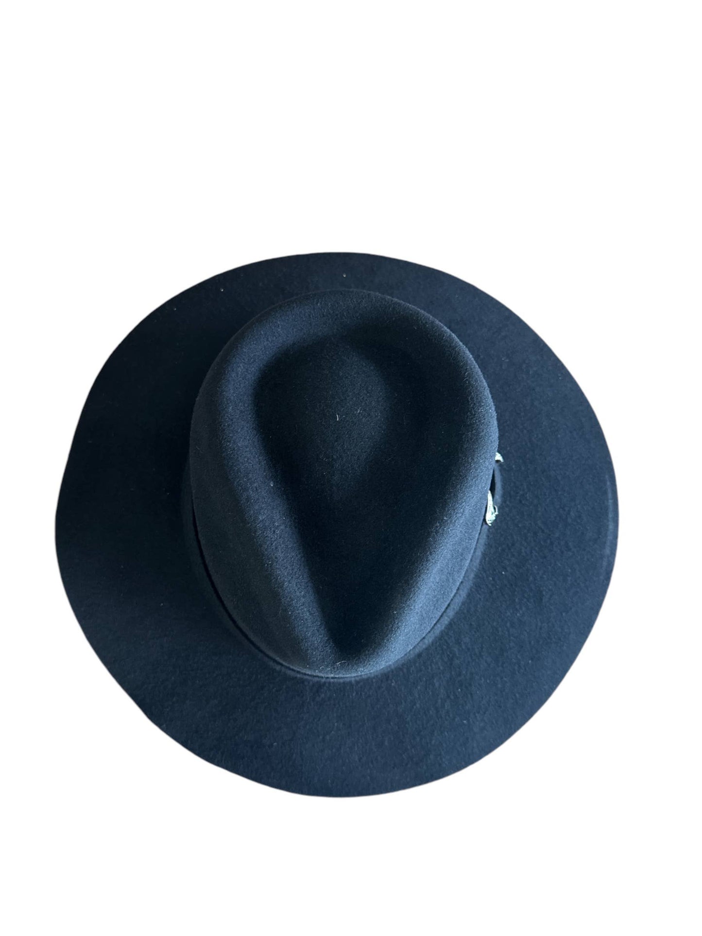 Premium Wool Vienna Style hat : Black / Large