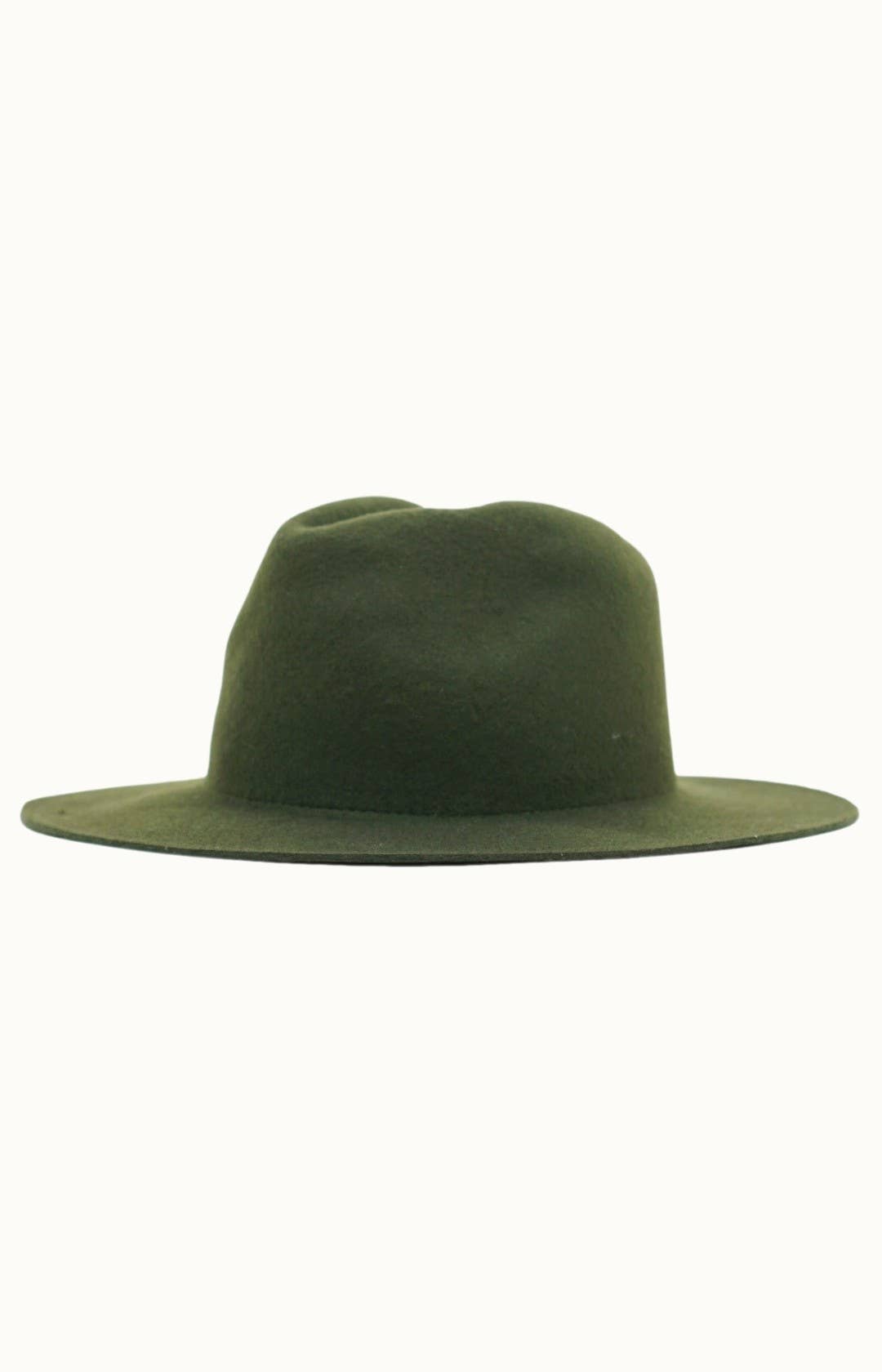 ATLAS - Travel Friendly, Packable 100% Wool Felt Rancher, Adjustable: Beige