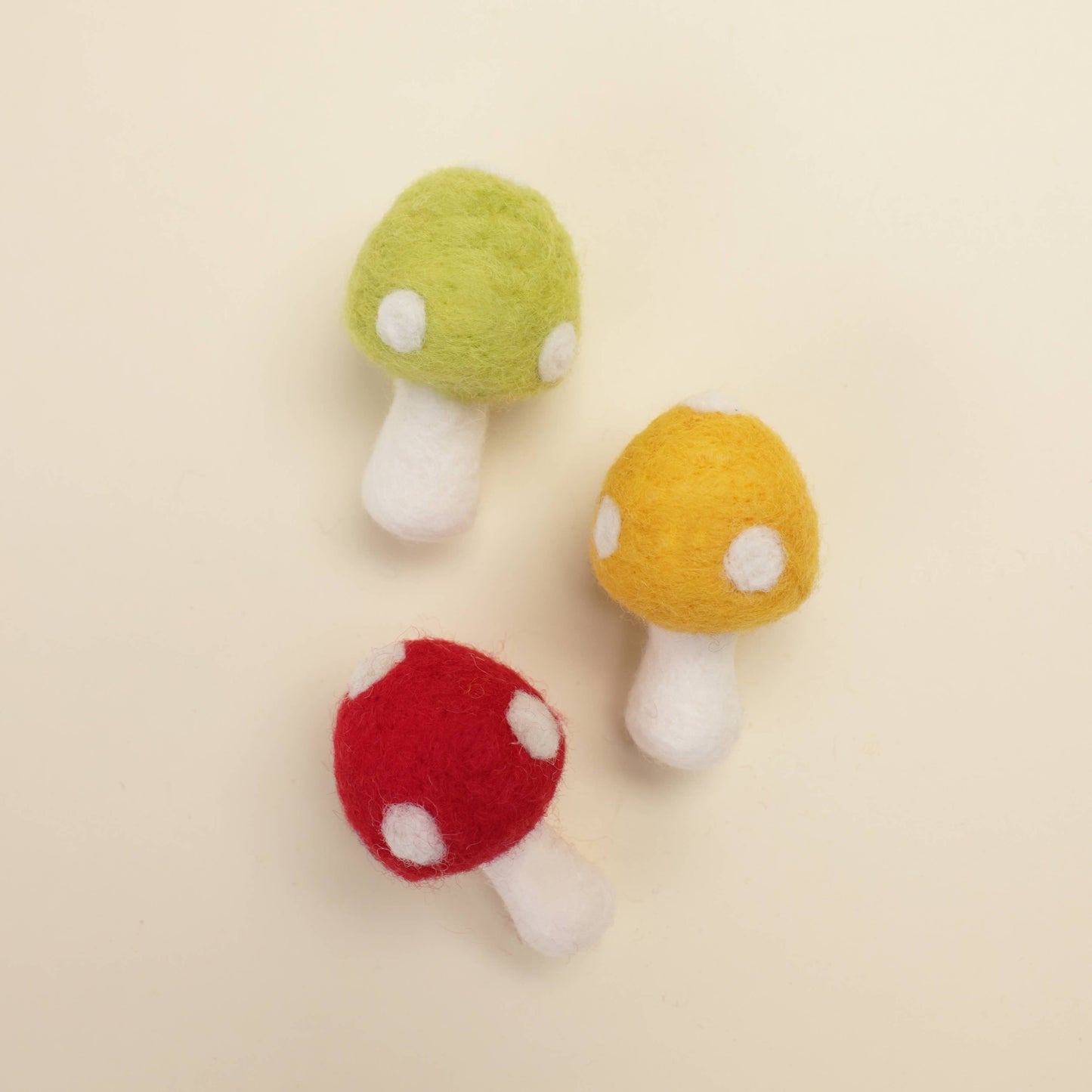 MODERNBEAST: KITTY SHROOMS Wool Cat Toy Set