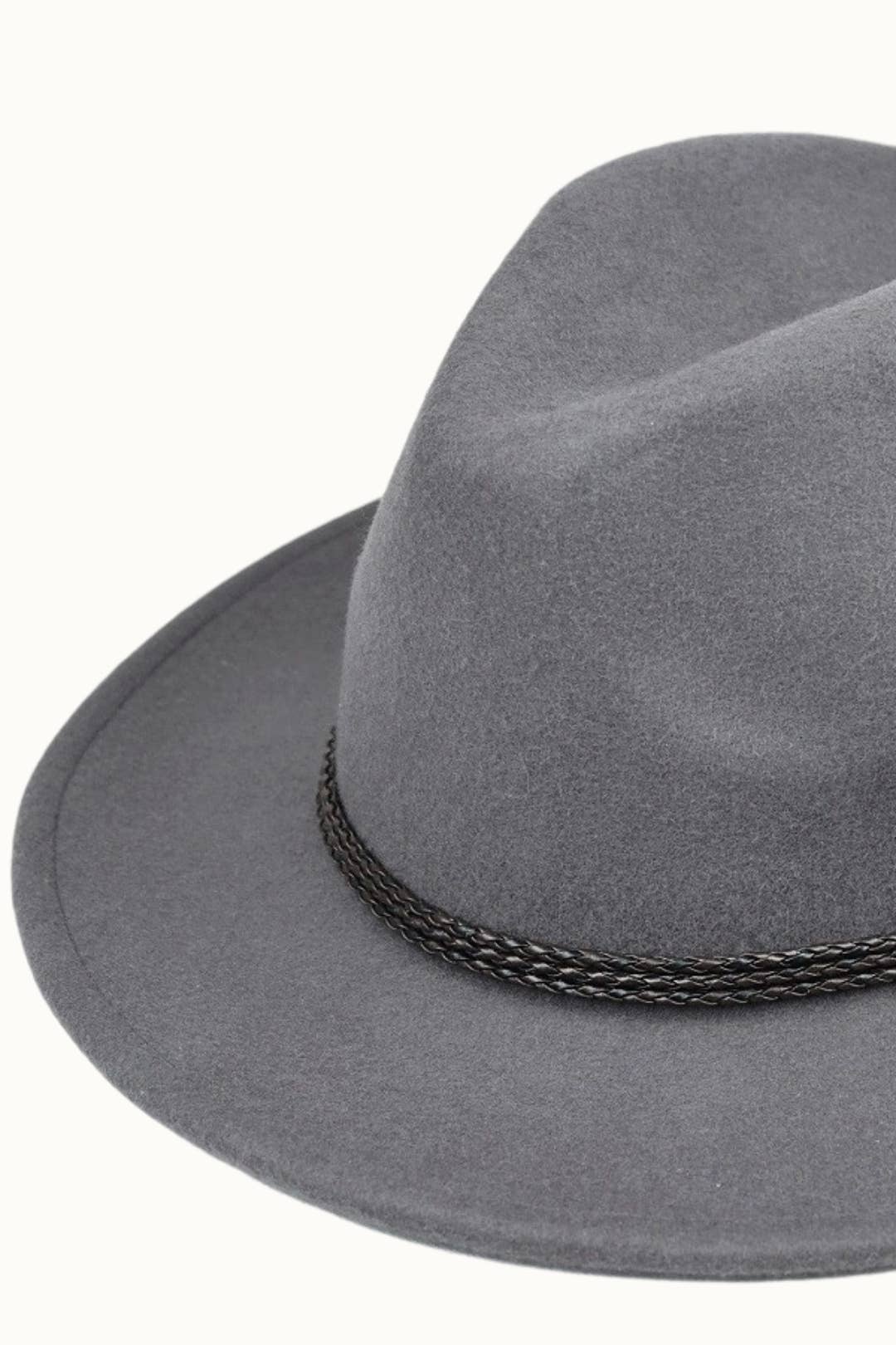 SCOTTY Wool Felt Rancher, Soft, Crushable: Gray