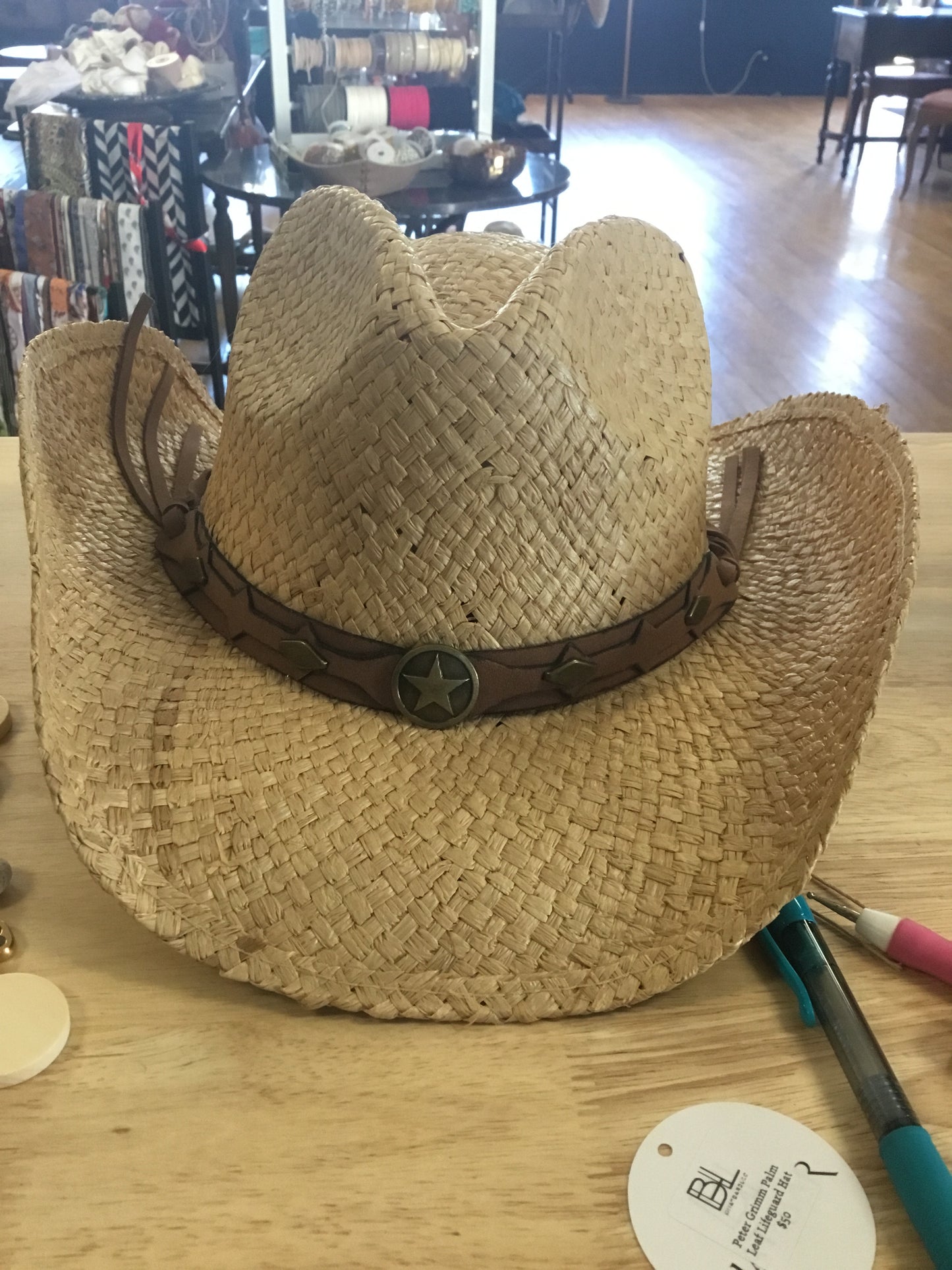 Raffia Straw Cowboy