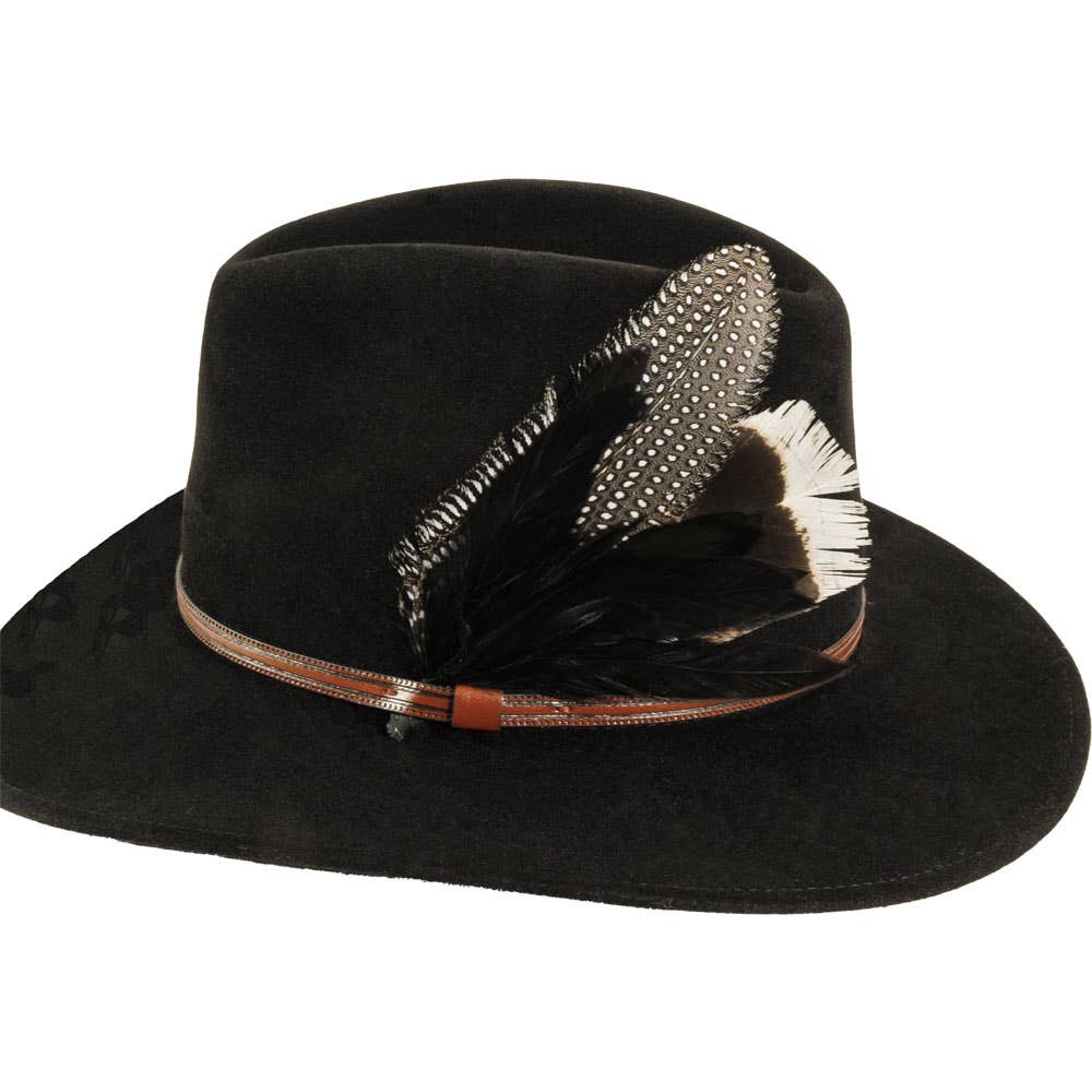 A.H. Black Hat Feather - Style Genesis
