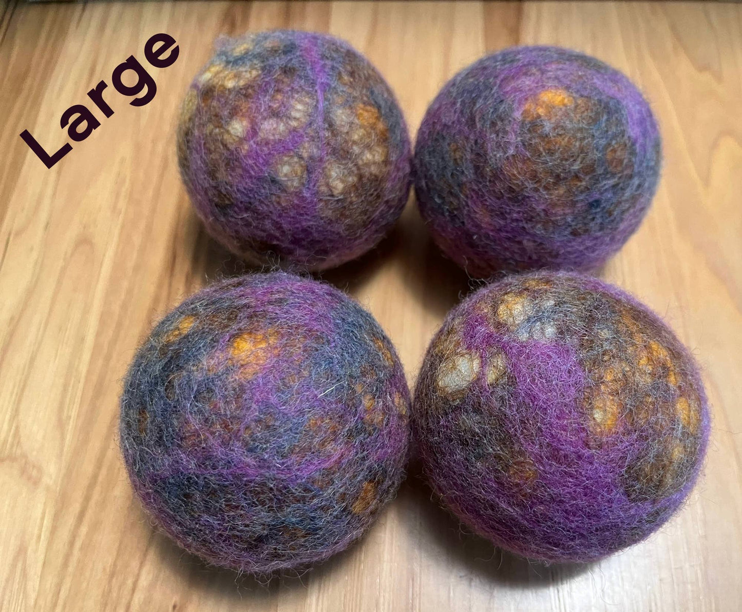 WNP: Felt Balls Cat Toy: Large 2.3" (6cm)