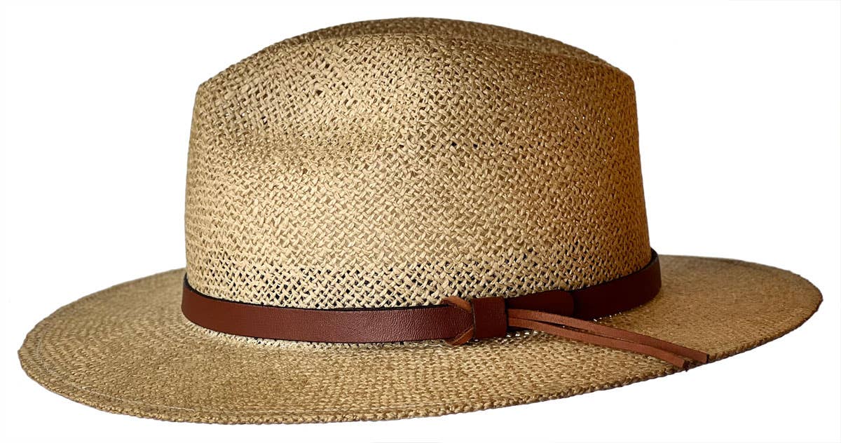 SF Hat: Tony Fedora: Brown / Small/Medium