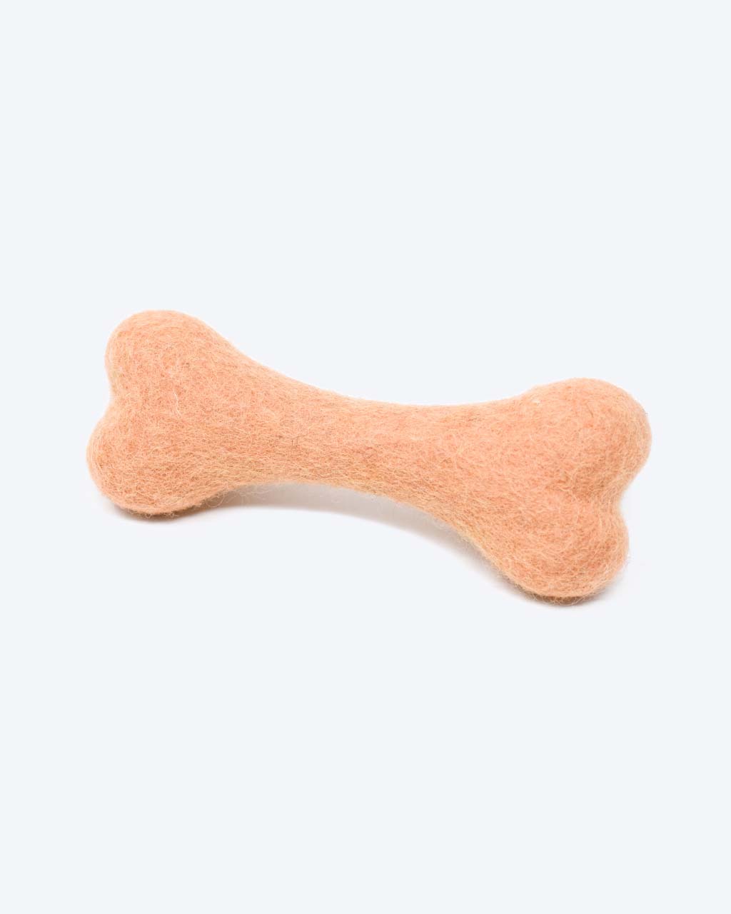 MODERNBEAST: SPRING WOOLBONE Wool Dog Toy: TAUPE / SMALL