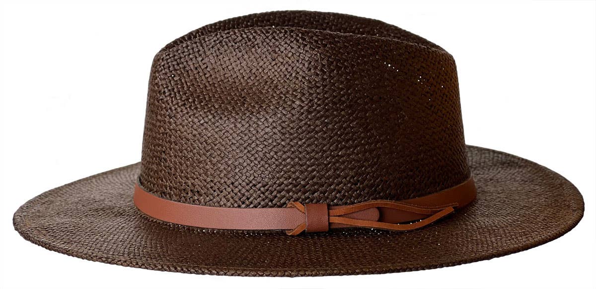 SF Hat: Tony Fedora: Brown / Small/Medium