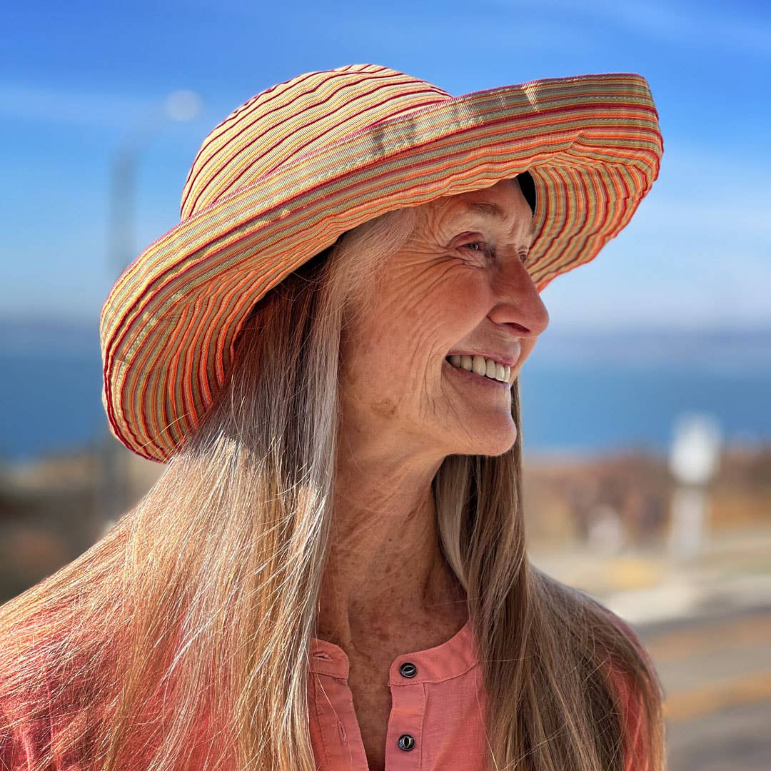 SF Hat: Women's Ribbon Roller: Espresso