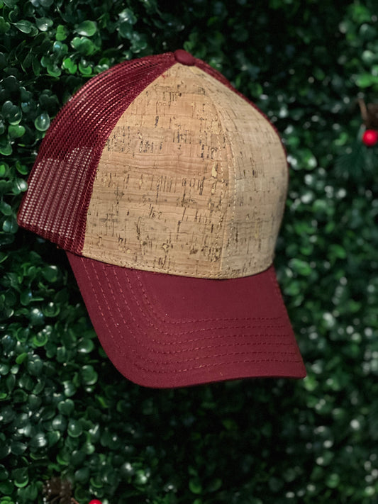 Cork hats- red