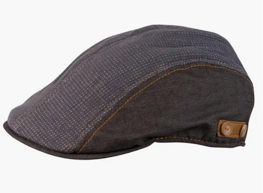 Sinclair Newsboy Hat : Brown/Taupe