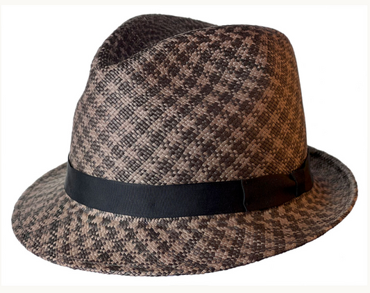 SF Hat Co. Gingham Ray Fedora