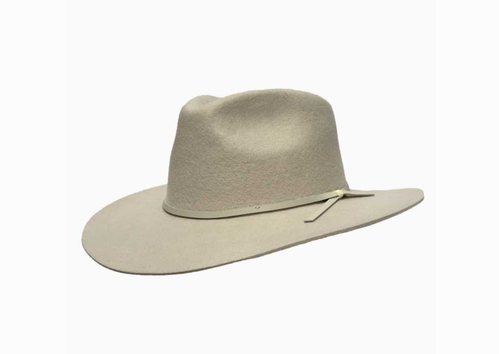 Stagecoach Australian Wool Cowboy Hat: Silverbelly White