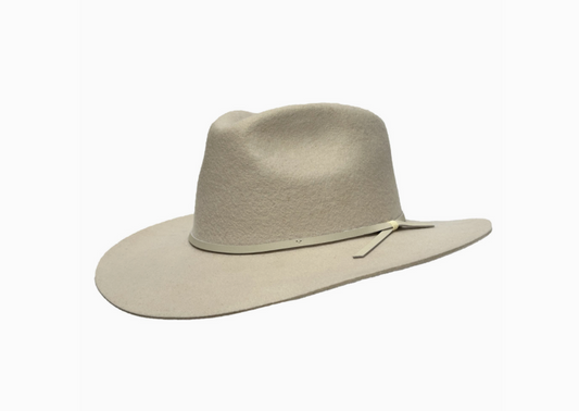 Stagecoach Australian Wool Cowboy Hat: Silverbelly White