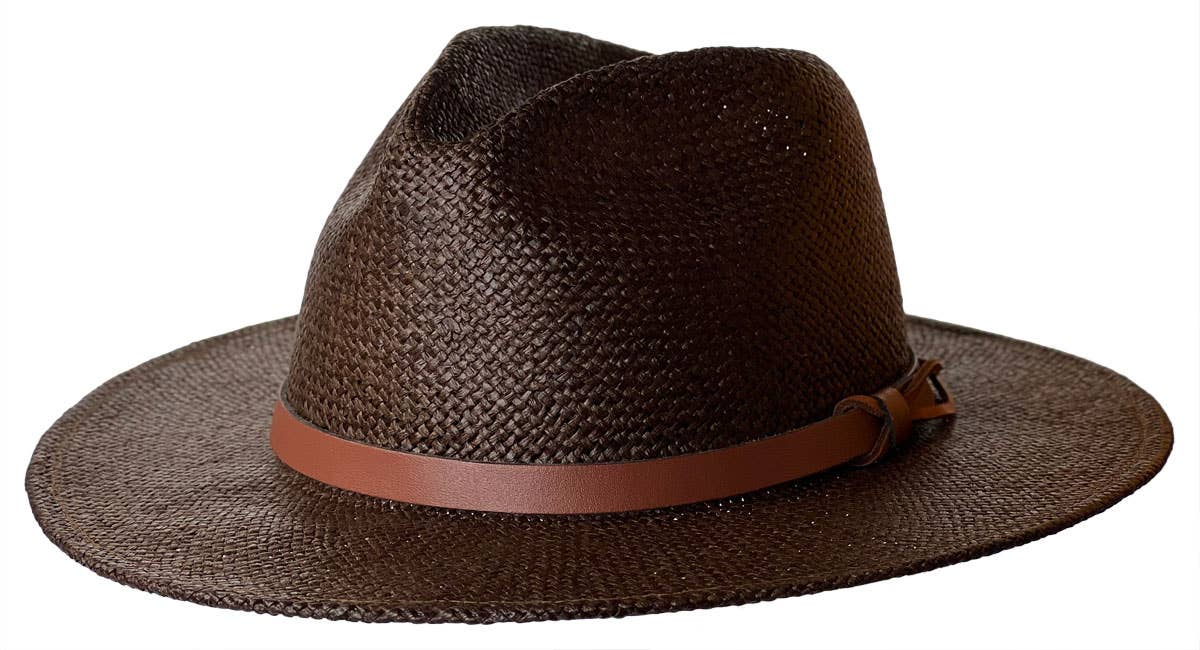 SF Hat: Tony Fedora: Brown / Large/X-Large